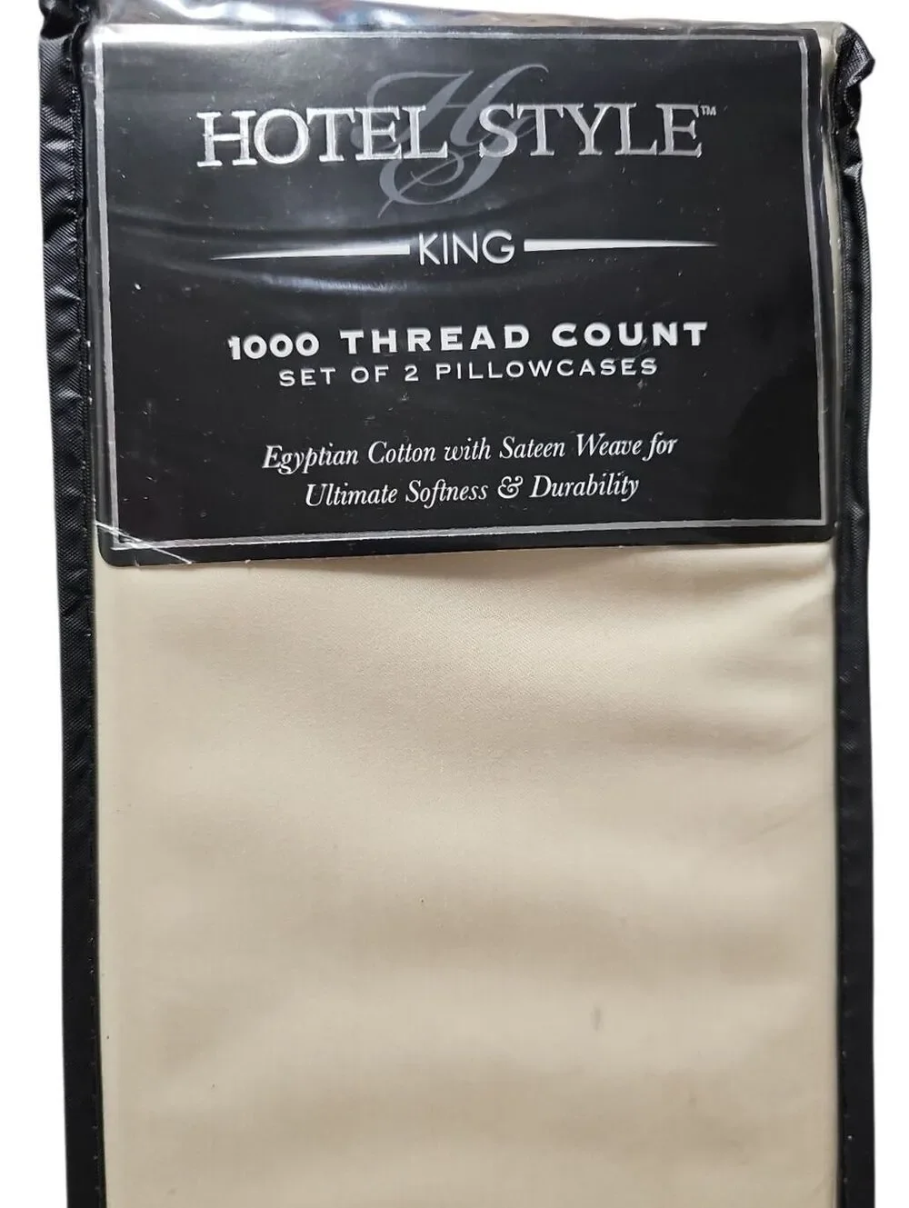 Hotel & Style King 1000 Thread Count Egyptian Cotton Pillowcases Set Of 2